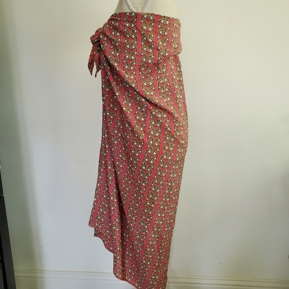 Bianca Coletti Silk Strapless Dress/Cover Up - Picture 5 of 9